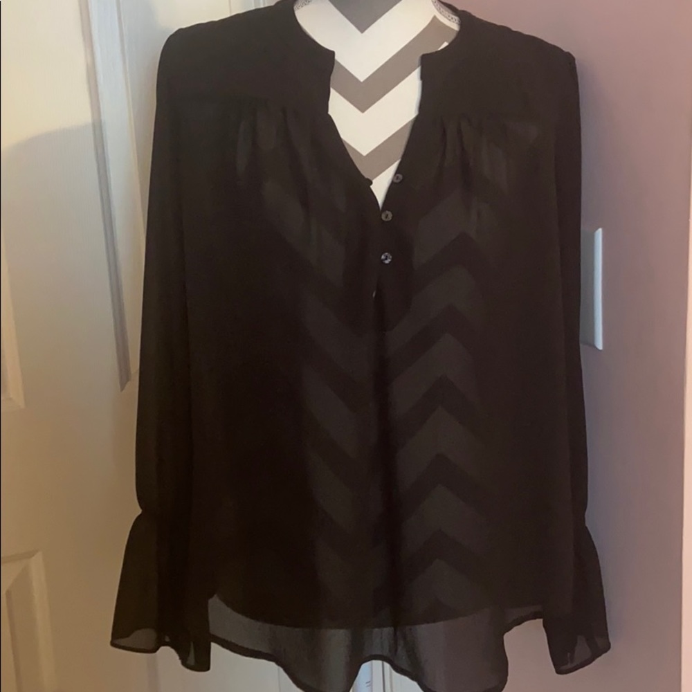 Love 21 womens sheer blouse